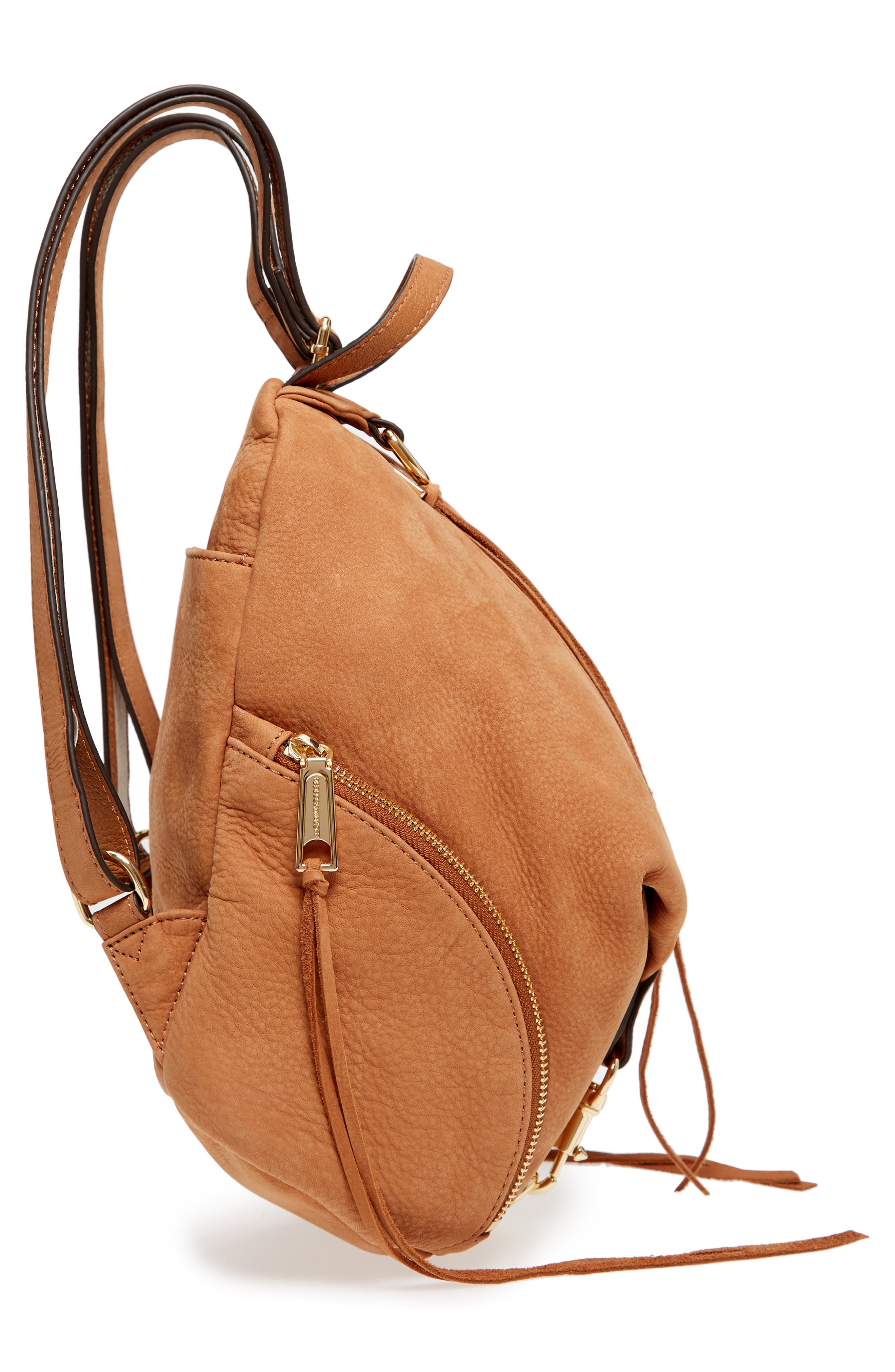 Rebecca Minkoff Medium Julian Nubuck Backpack, Alternate, color, 