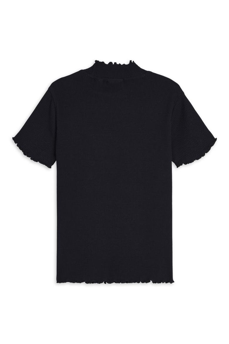 Kids' Lettuce Edge Stretch Cotton Rib T-Shirt, Alternate, color, SKY CAPTAIN