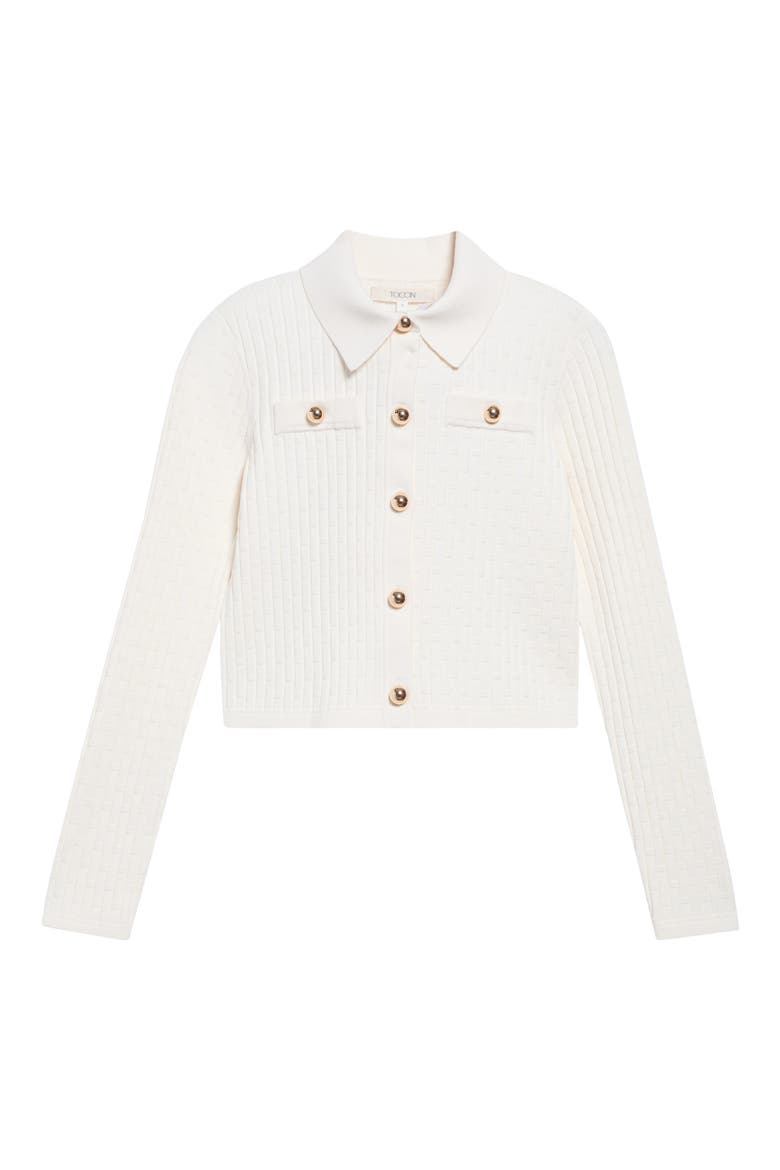 Posie Collared Jacket, Alternate, color, IVORY