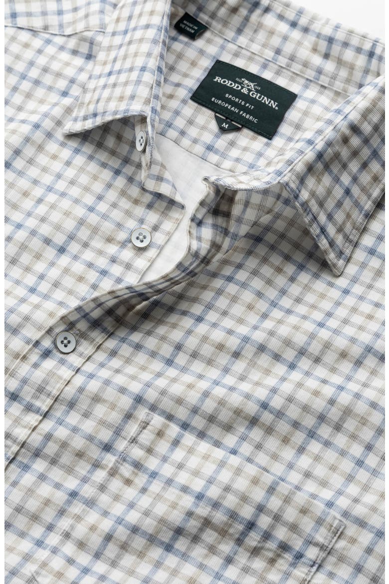 Fox Street Long Sleeve Trim Fit Cotton Button-Up Shirt, Alternate, color, RIVER