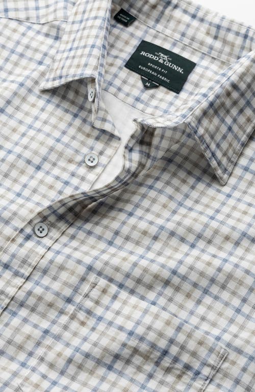 Rodd & Gunn Fox Street Long Sleeve Trim Fit Cotton Button-up Shirt In Black