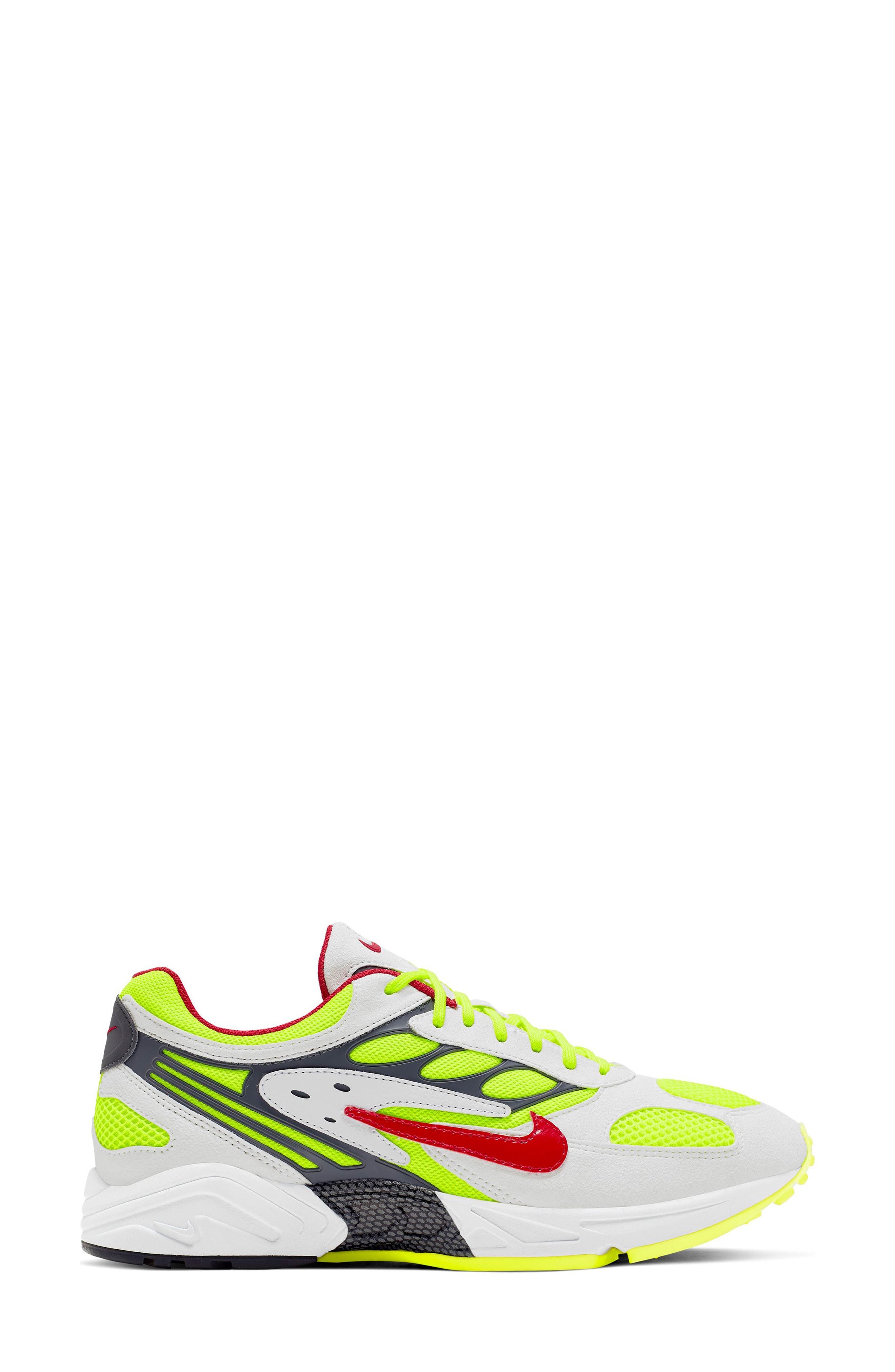 Air Ghost Racer Sneaker, Alternate, color, WHITE/ ATOM RED/ YELLOW