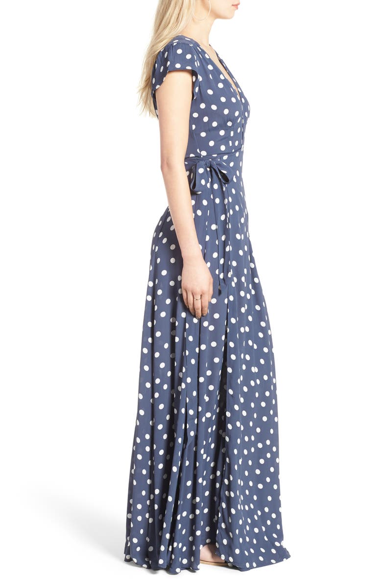 Tularosa Sid Wrap Maxi Dress, Alternate, color, 