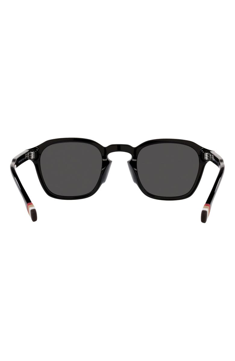 Burberry 49mm Round Sunglasses, Alternate, color, 