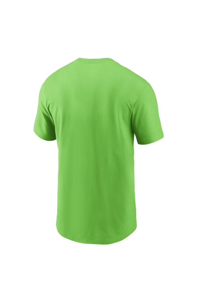 Nike Men's Nike Neon Green Seattle Seahawks Primetime Helmet Essential T-Shirt, Alternate, color, Neon Green