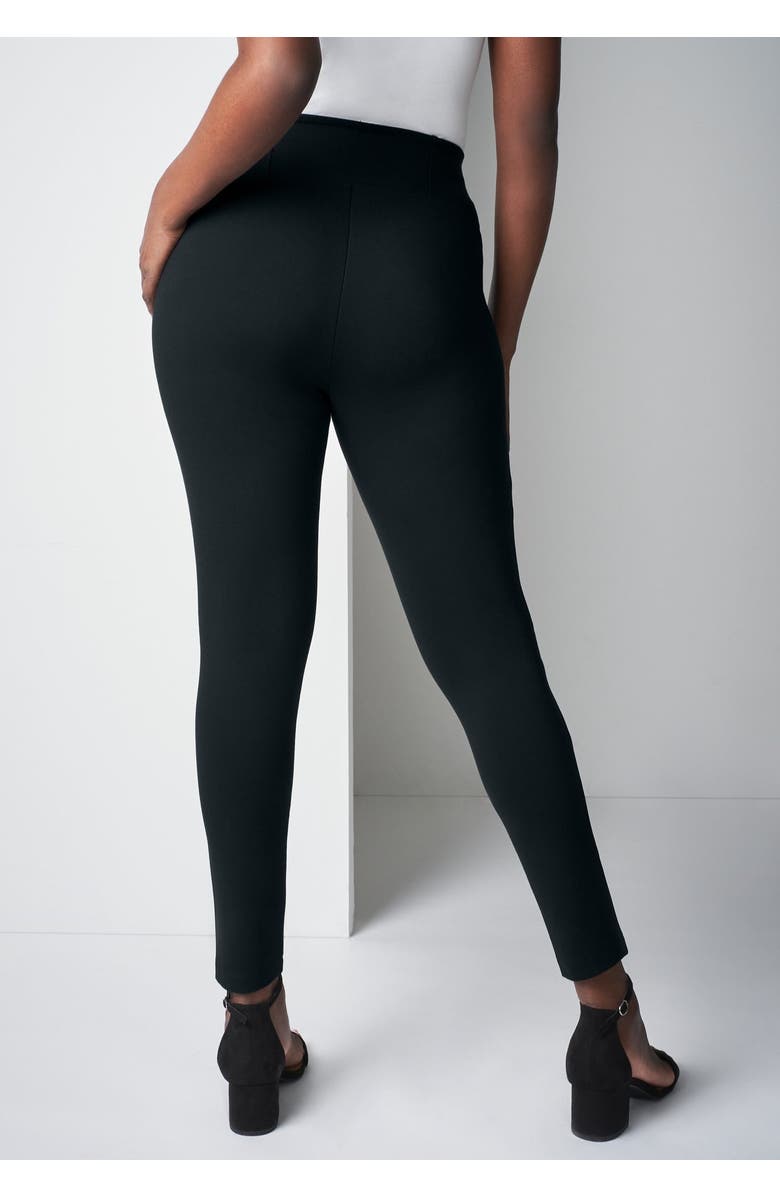 Jessica London TrueForm Legging, Alternate, color, Black