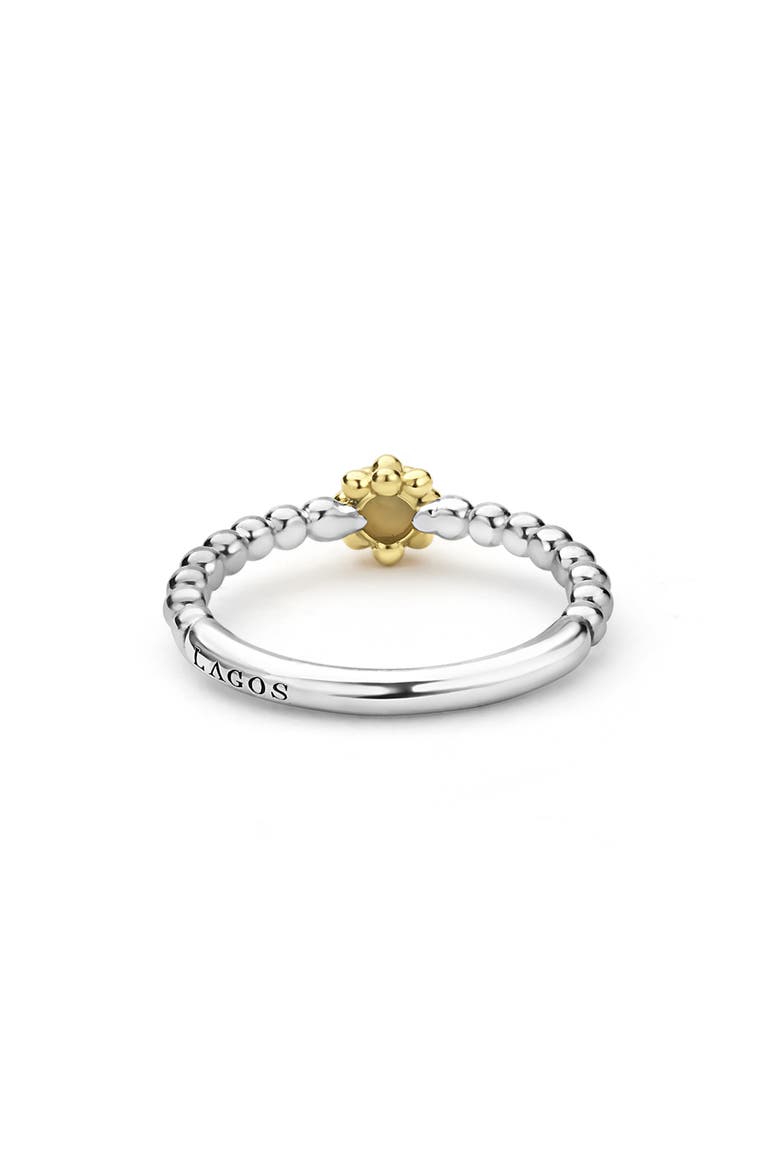 Caviar Icon Bead Ring, Alternate, color, GOLD