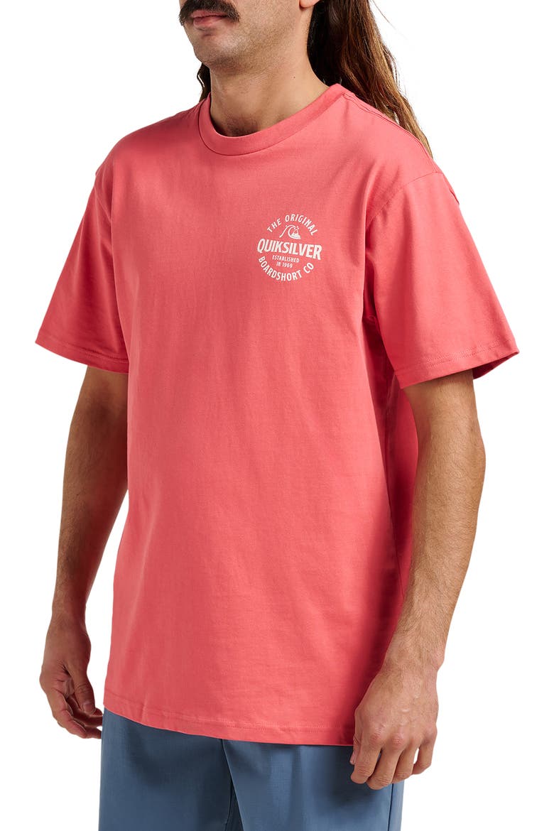 Locked Up Cotton Blend Graphic T-Shirt, Alternate, color, MINERAL RED