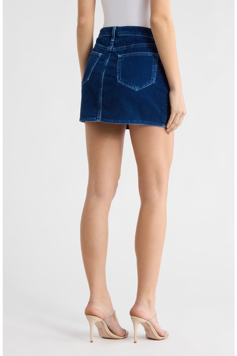 Paris Corduroy Miniskirt, Alternate, color, LAPIS BLUE