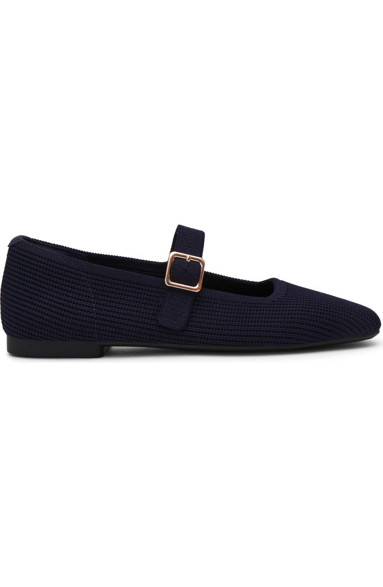 Anne Klein Mabel Mary Jane Flat, Alternate, color, Navy