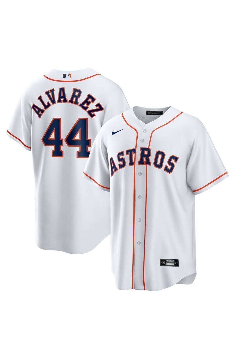 Nike Men's Nike Yordan Álvarez White Houston Astros Home Replica Player Jersey, Alternate, color,