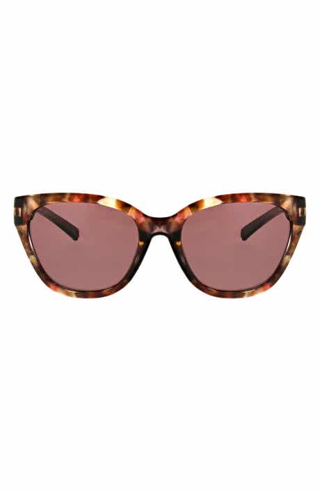 Hurley 55mm Cat Eye Polarized Sunglasses