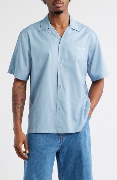 Delray Cotton & Lyocell Camp Shirt