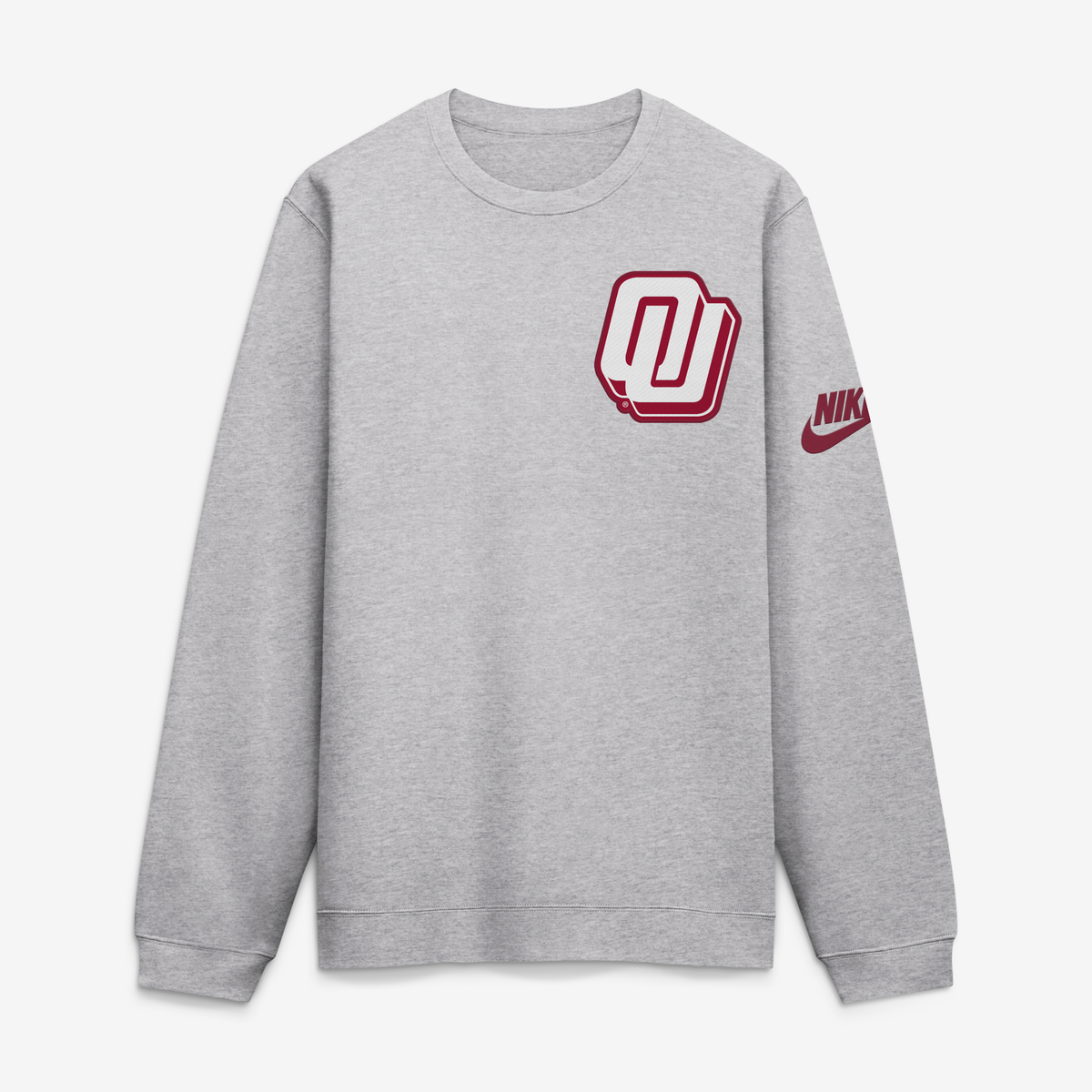 Nike Men's Nike Heather Gray Oklahoma Sooners Legacy Sweatshirt (Men ...