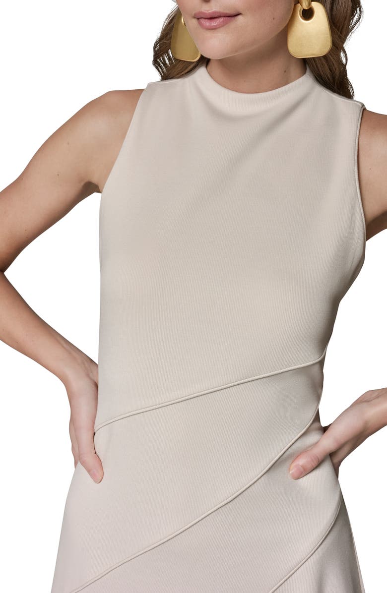 Donna Karan New York Sleeveless Fit & Flare Midi Dress, Alternate, color, Vellum