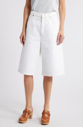 Frame The Boy Denim Shorts In Nude