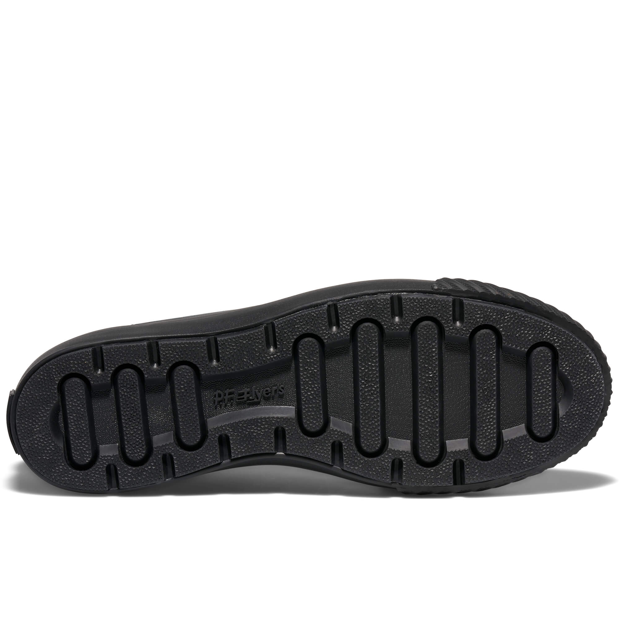 P.F. Flyers Grounder Leather Low-Top Sneaker, Alternate, color, Black