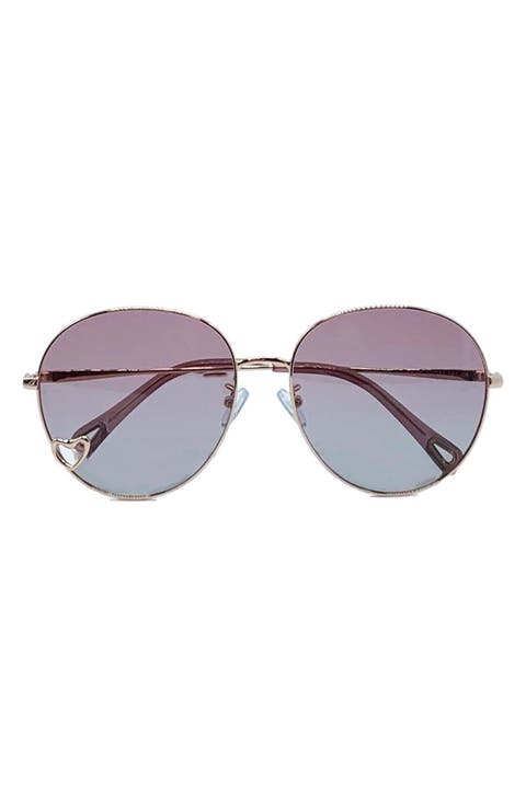 Love 53mm Polarized Round Sunglasses