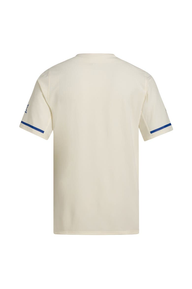 Men's adidas  Cream Kansas Jayhawks Replica Baseball Jersey, Alternate, color, Cream