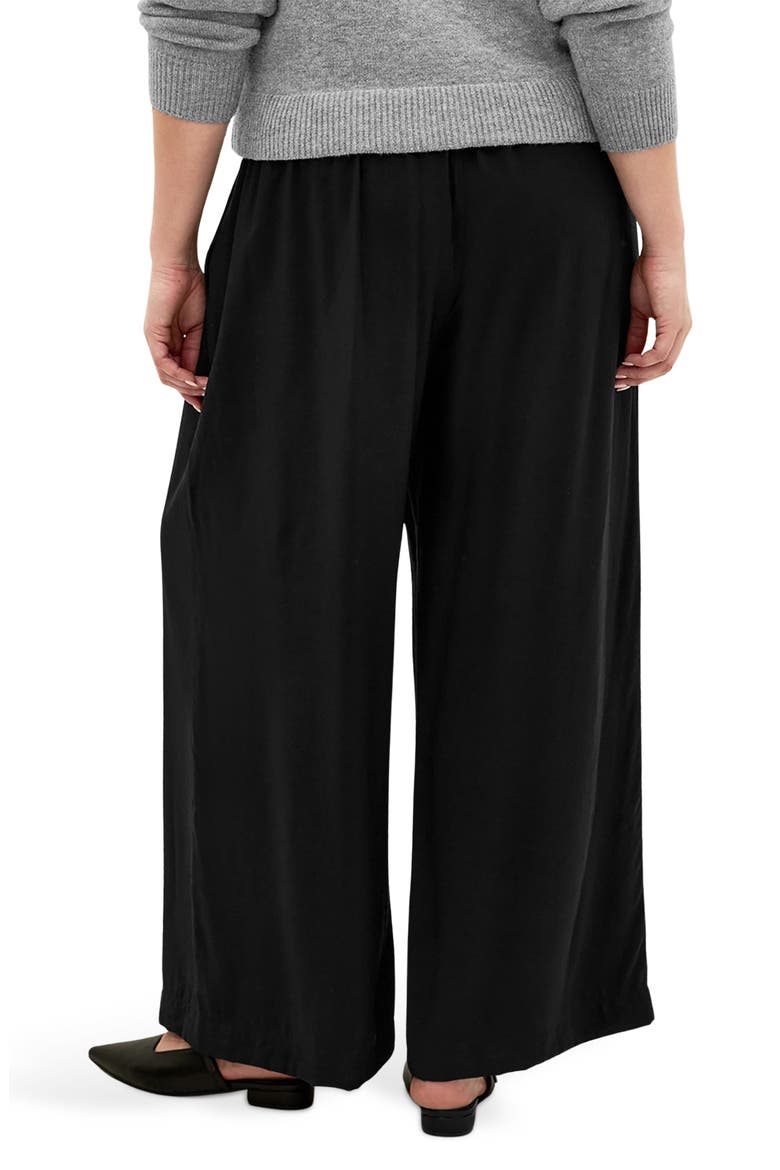 Alana Relaxed Wide Leg Pants, Alternate, color, BLACK