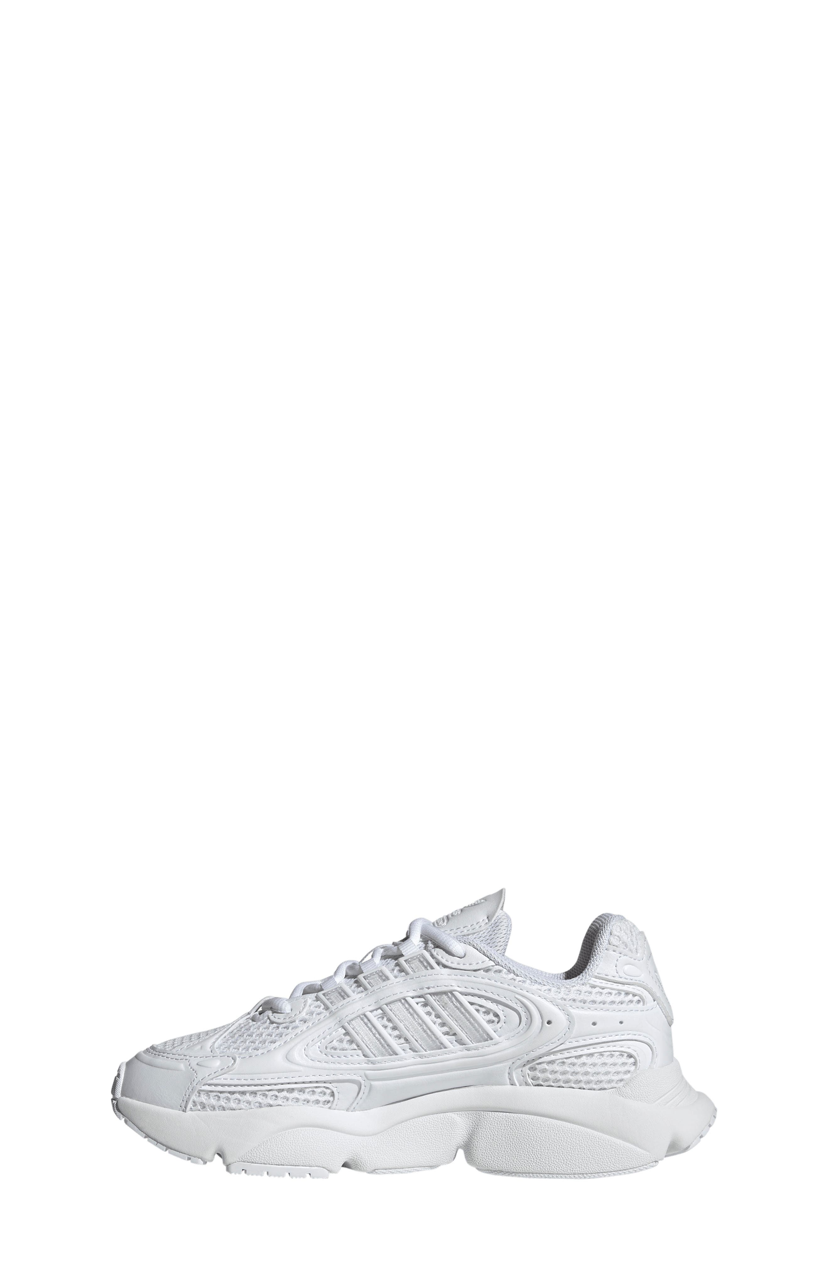 adidas Kids' Ozmillen Sneaker, Alternate, color, White/ White/ Black