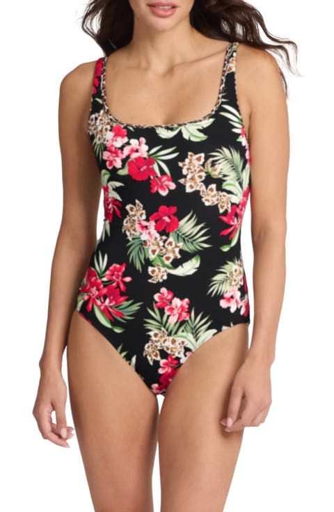 Lily Cat Reversible Lace-Up One-Piece Swimsuit