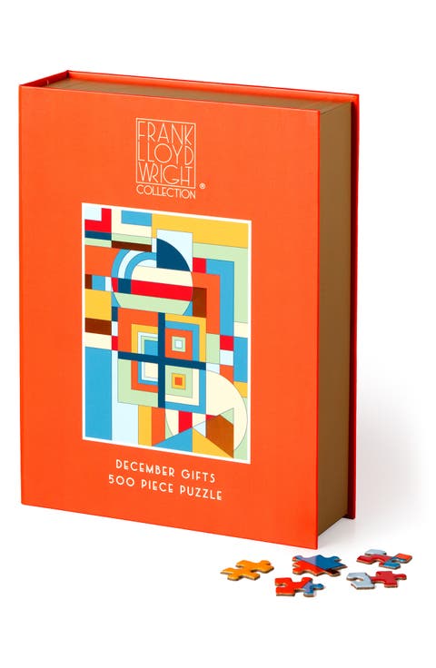 Frank Lloyd Wright December Gifts 500-Piece Book Box Puzzle