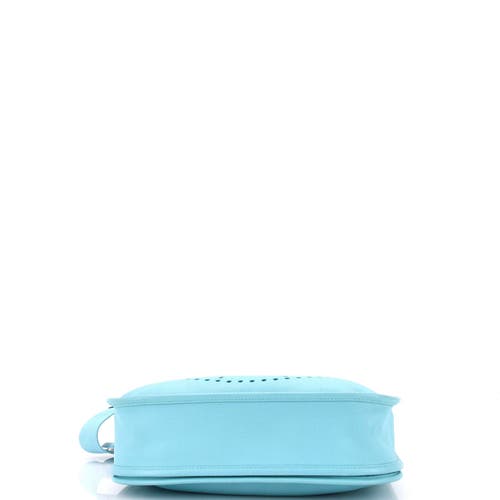 Pre-owned Hermes  Hermes Evelyne Bag Gen Iii Epsom Pm In Blue