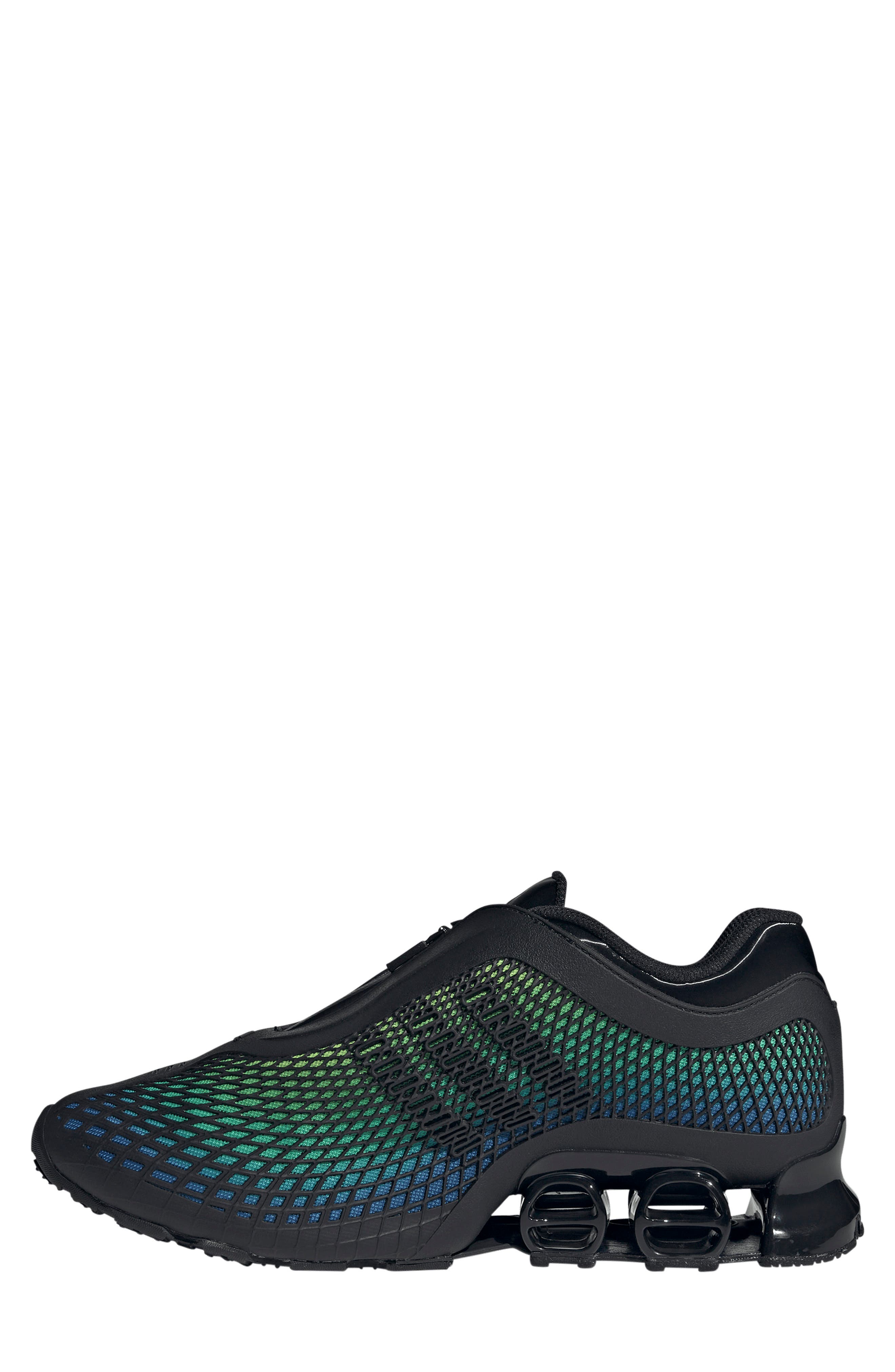 adidas Megaride S2 Zip Sneaker, Alternate, color, Core Black/ Screaming Green