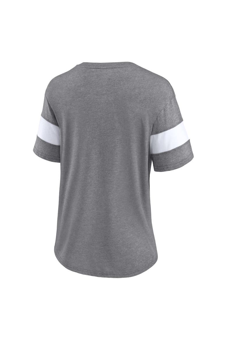Women's Fanatics Branded Heather Gray Houston Astros 2022 World Series Champions Appeal Play Tri-Blend V-Neck T-Shirt, Alternate, color, Heather Gray