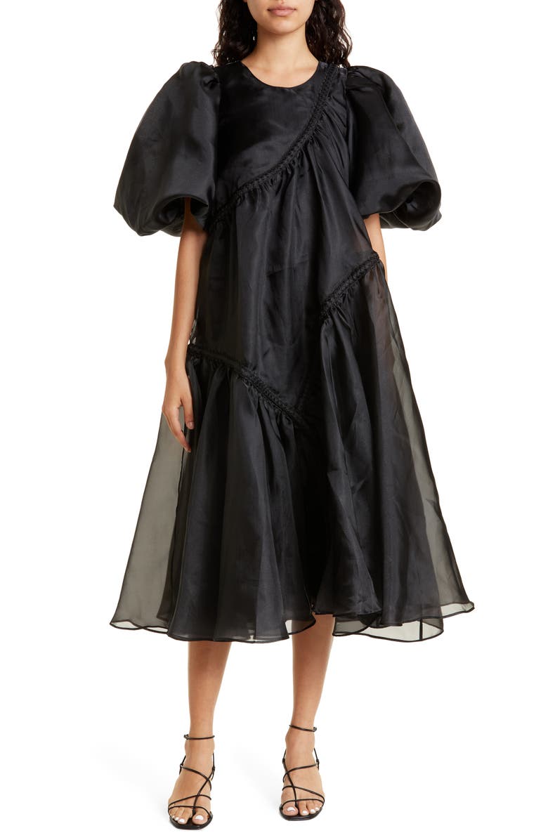 Aje Riviera Braid Midi Dress, Main, color,