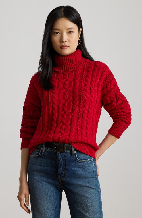 Ralph Lauren Women's Turtleneck Sweater In Red