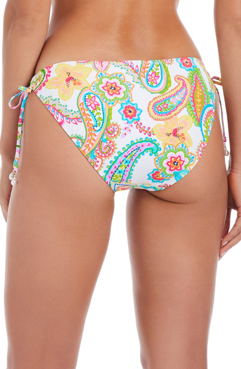 BLEU by Rod Beattie Side Tie Hipster Bikini Bottoms, Alternate, color, 