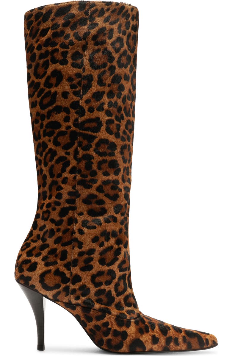 Schutz Rudy Pointed Toe Boot, Alternate, color, Leopard