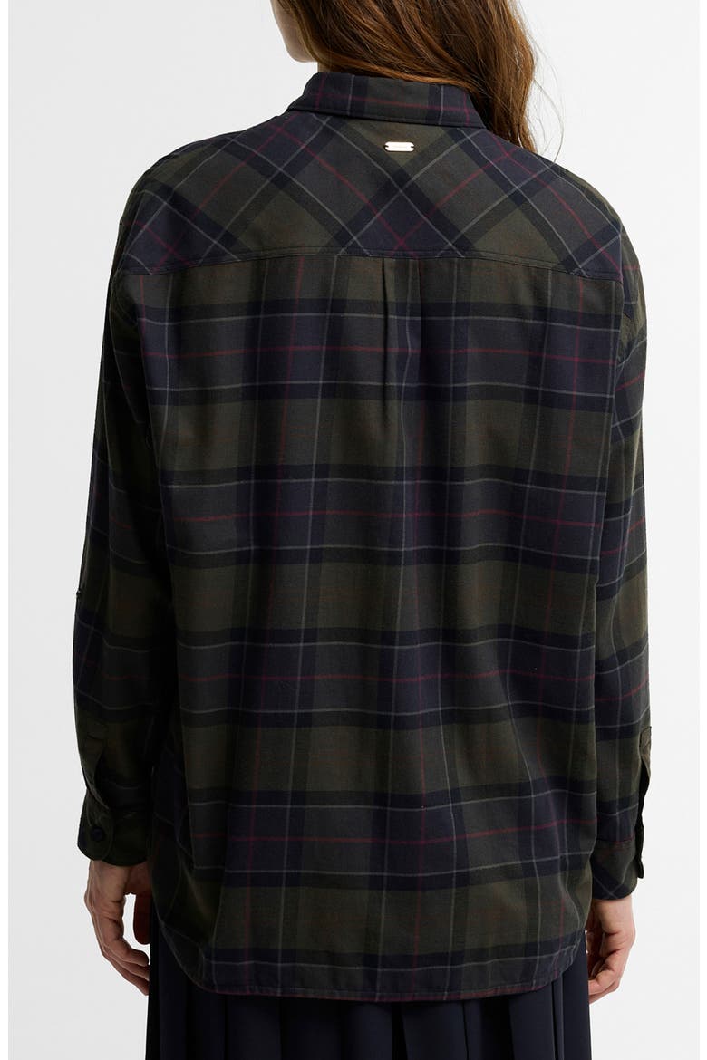 Elishaw Relaxed Fit Check Button-Up Shirt, Alternate, color, SHADOW CLASSIC TARTAN