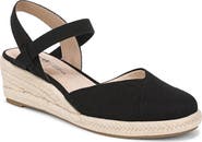 LifeStride Pilar Slingback Espadrille Platform Wedge Sandal