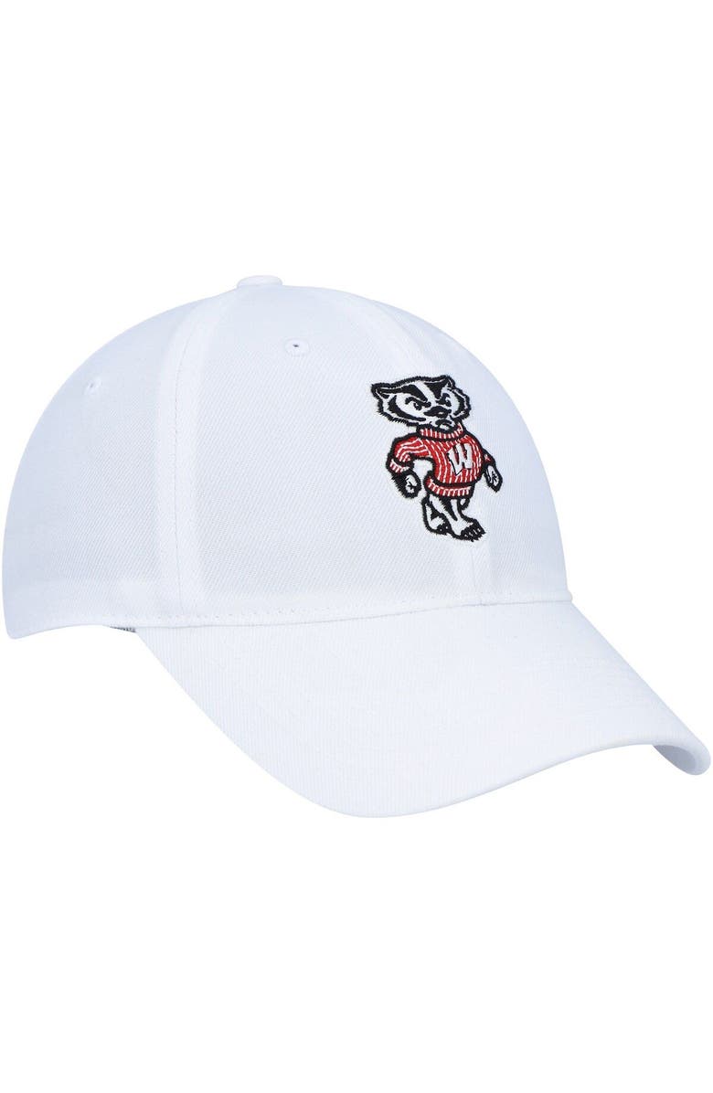 Under Armour Men's Under Armour White Wisconsin Badgers Classic Adjustable Hat, Alternate, color,