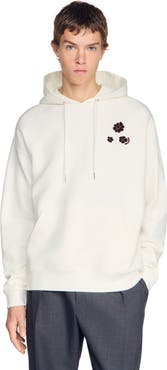 SANDRO Oversized floral print sweatshirt