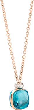 Pomellato Nudo London Blue Topaz Pendant Necklace