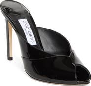 Jimmy Choo Brigitte Peep Toe Mule