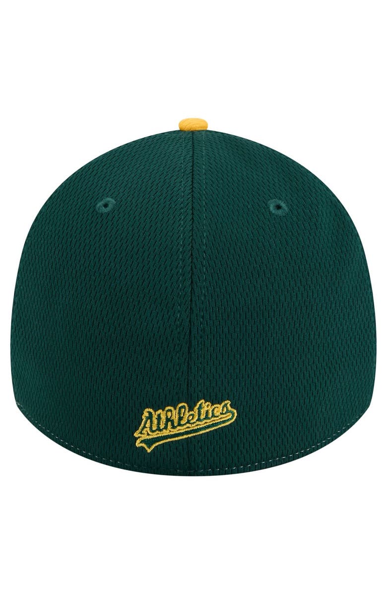 New Era Men's New Era Dark Green/Gold Athletics 2025 MLB Clubhouse 39THIRTY Flex Hat, Alternate, color, Dark Green