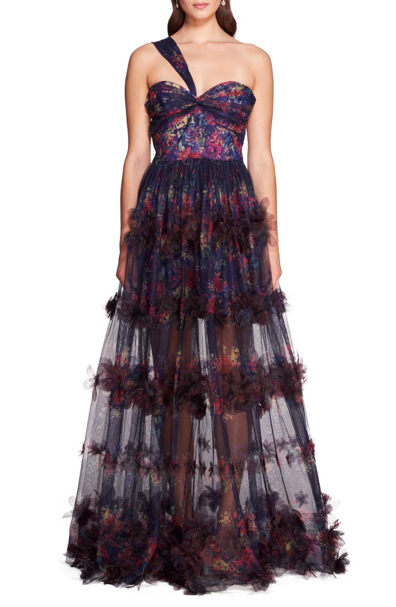 chinese dress ladies Marchesa Notte A-Line Cocktail Dress