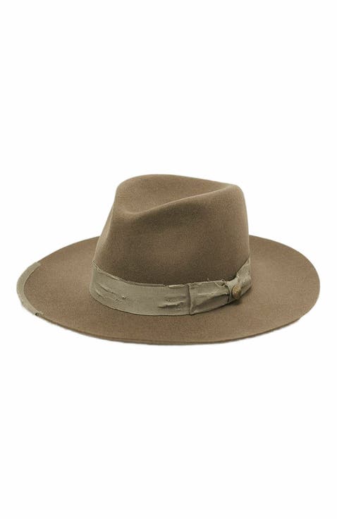 Delmar Distressed Felt Fedora