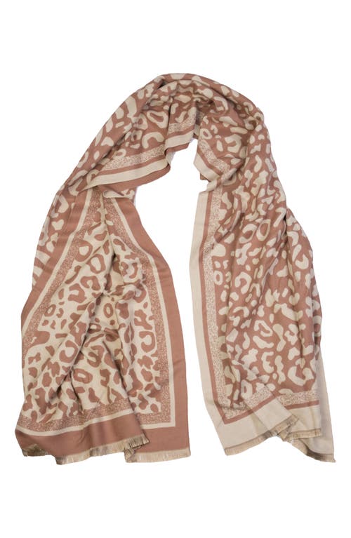 Saachi Reversible Scarf In Brown