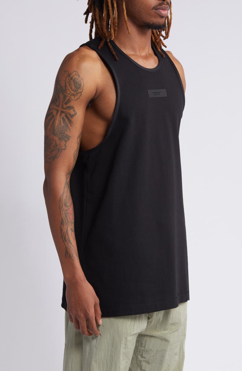 Fear of God Essentials Essentials Cotton Tank, Alternate, color, Black