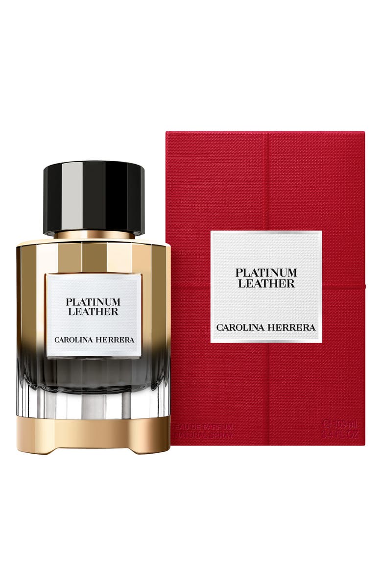 Carolina Herrera Platinum Leather Eau de Parfum, Alternate, color,