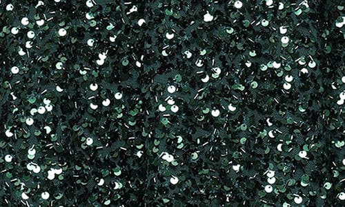 Alex Evenings Sequin Long Sleeve Gown In Green