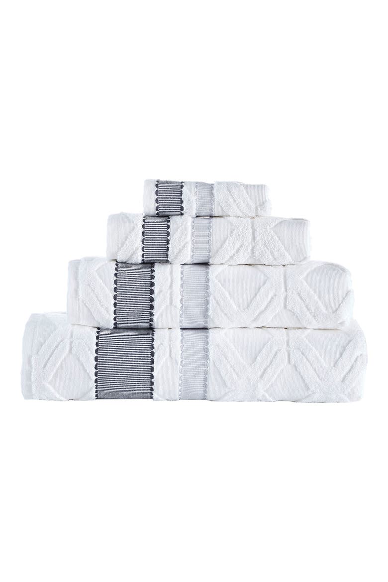 Large Square Turkish Cotton Bath Towel, Alternate, color, WHITE