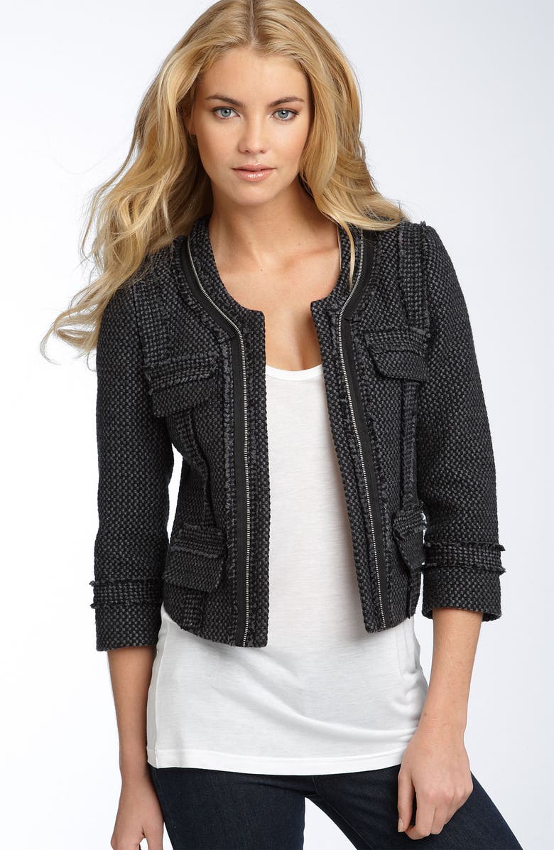 Hinge <sup>®</sup> Crop Tweed Jacket, Main, color, 