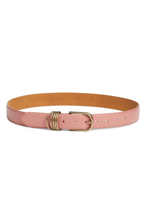Parker Brass Hoop Leather Belt